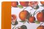 Preview: Rezeptbuch mit Orangenmotiv und Leinenrücken